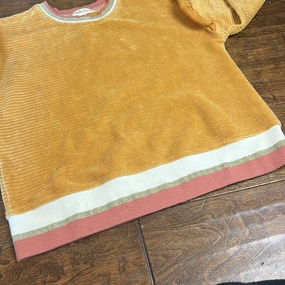 Matilda Jane Just Imagine JoJo Girls Ribbed Velour Sweatshirt, size 10 - Picture 5 of 9